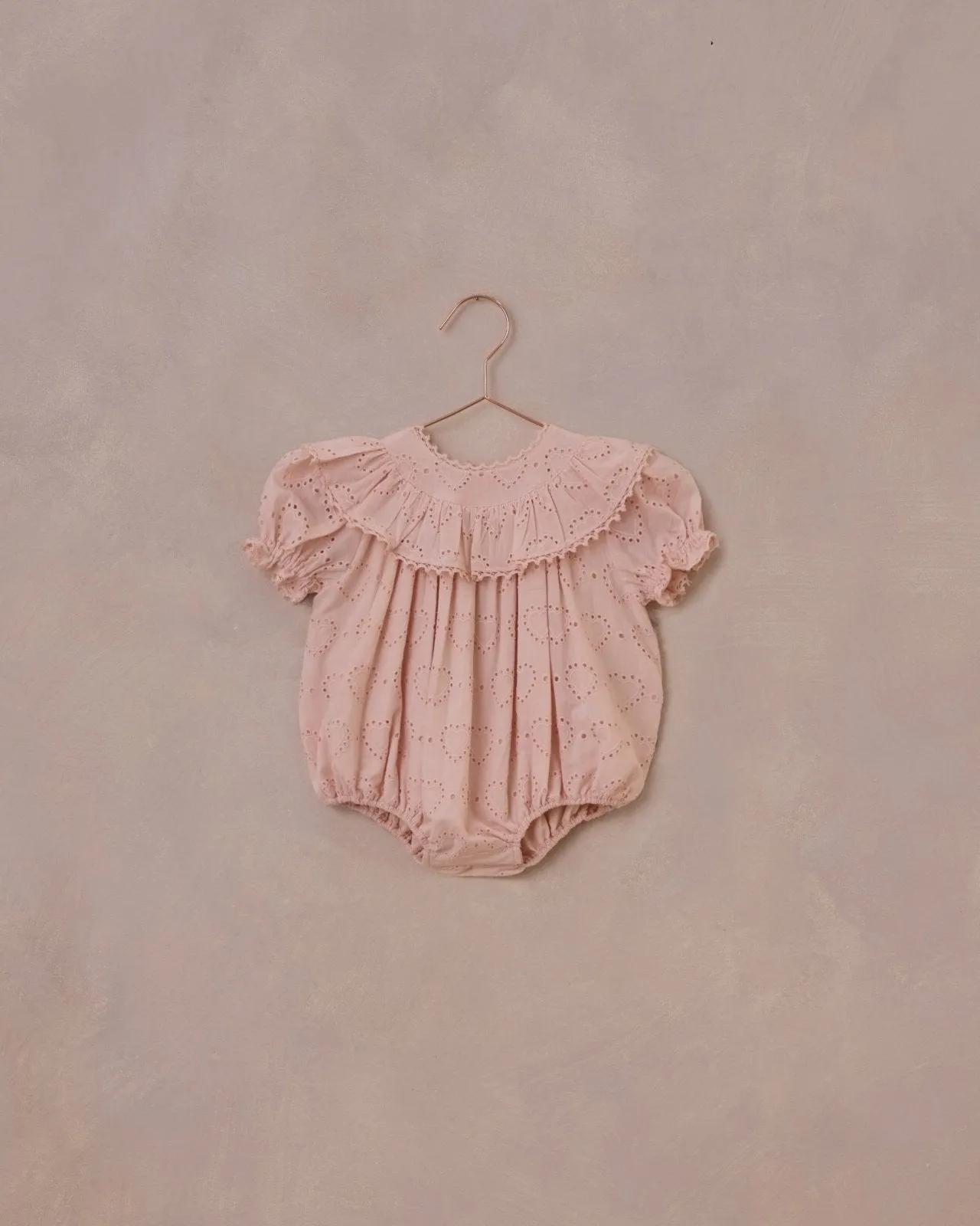 Noralee Eva Baby Romper in Blush