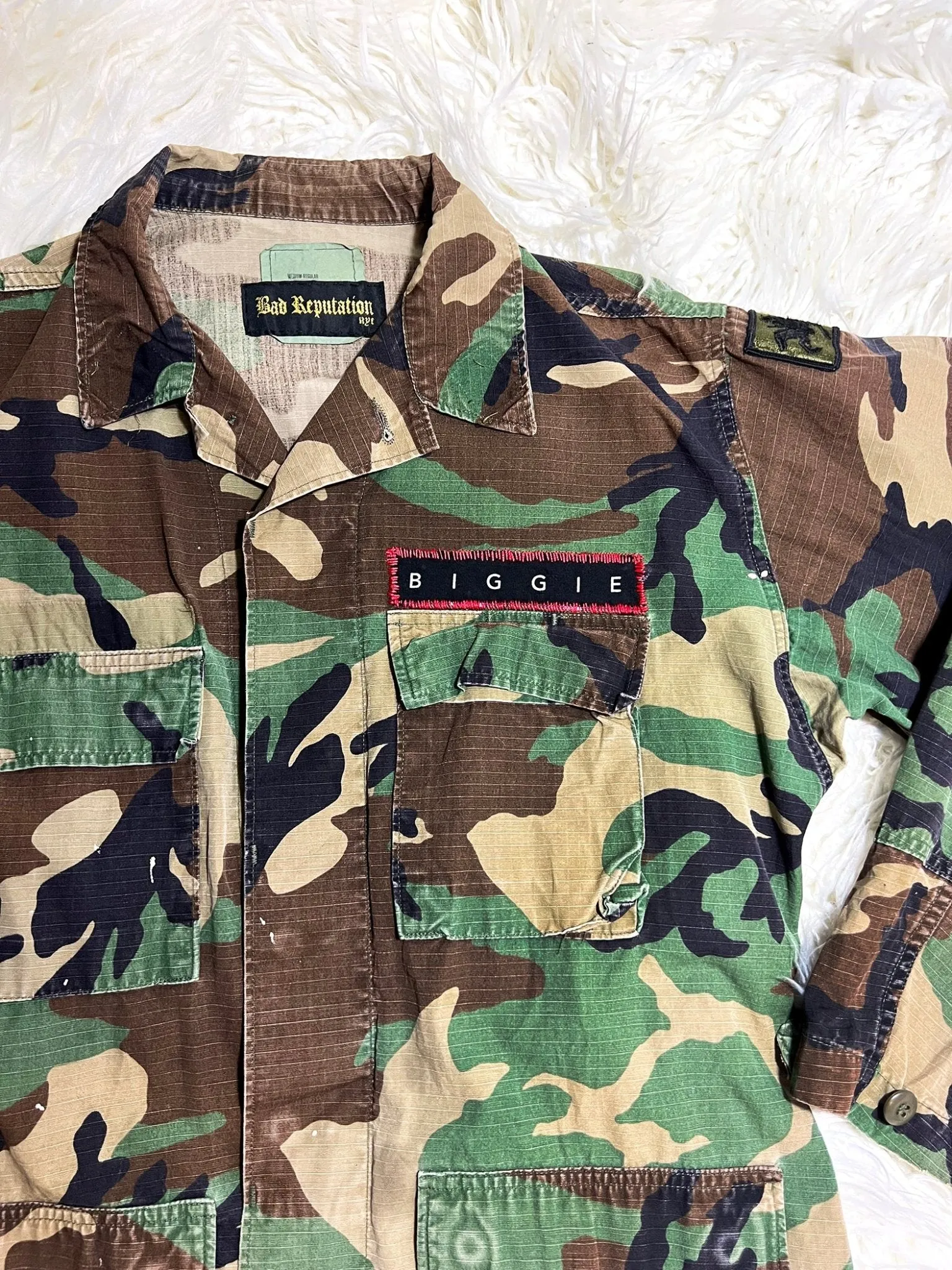Notorious Patchwork Camo Jacket