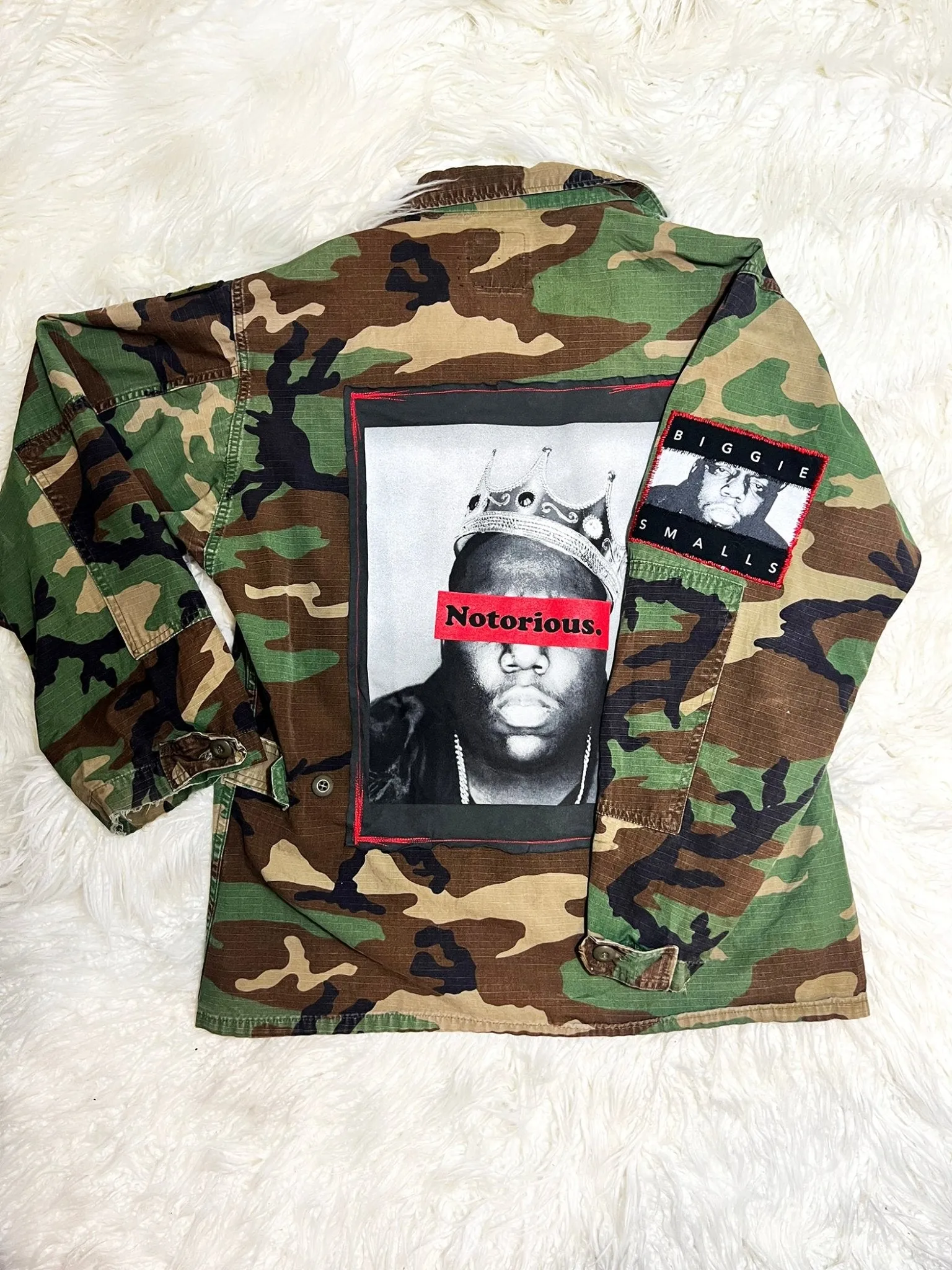 Notorious Patchwork Camo Jacket