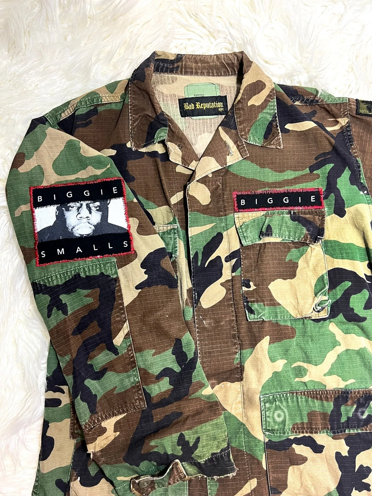 Notorious Patchwork Camo Jacket