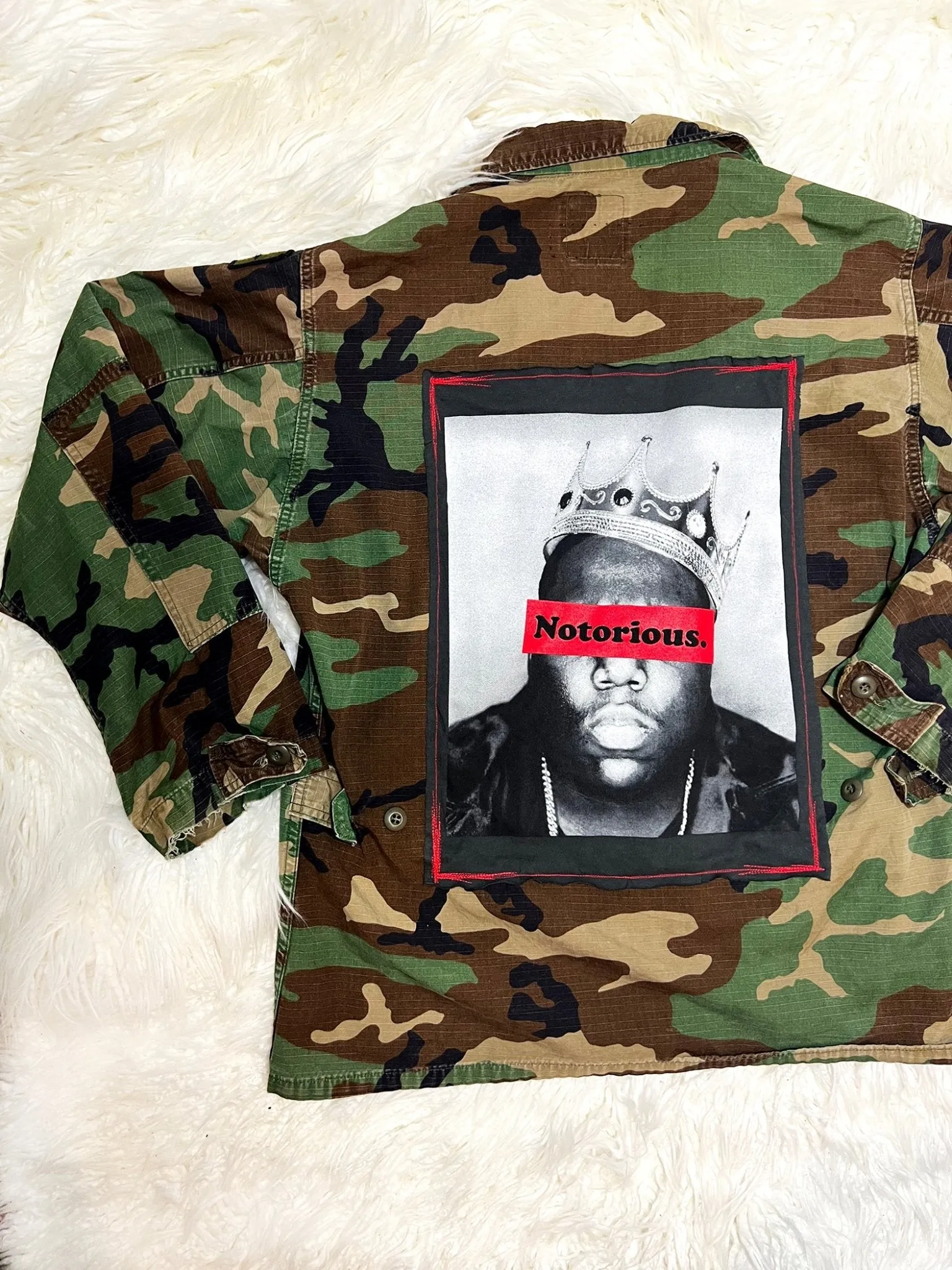 Notorious Patchwork Camo Jacket