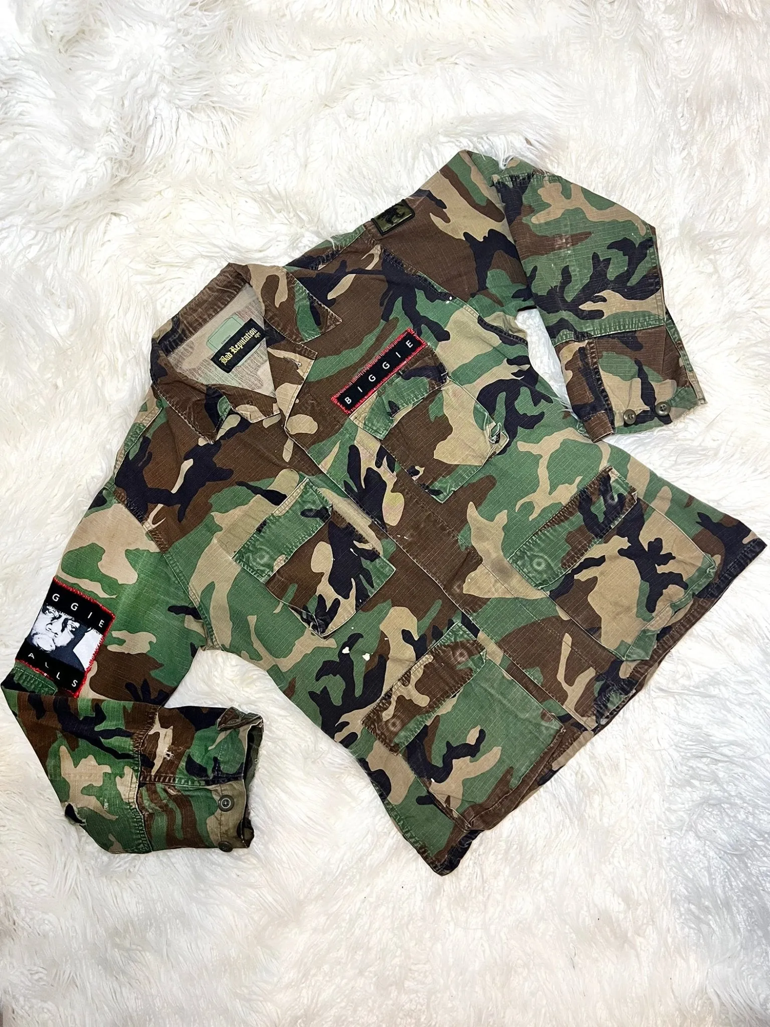 Notorious Patchwork Camo Jacket