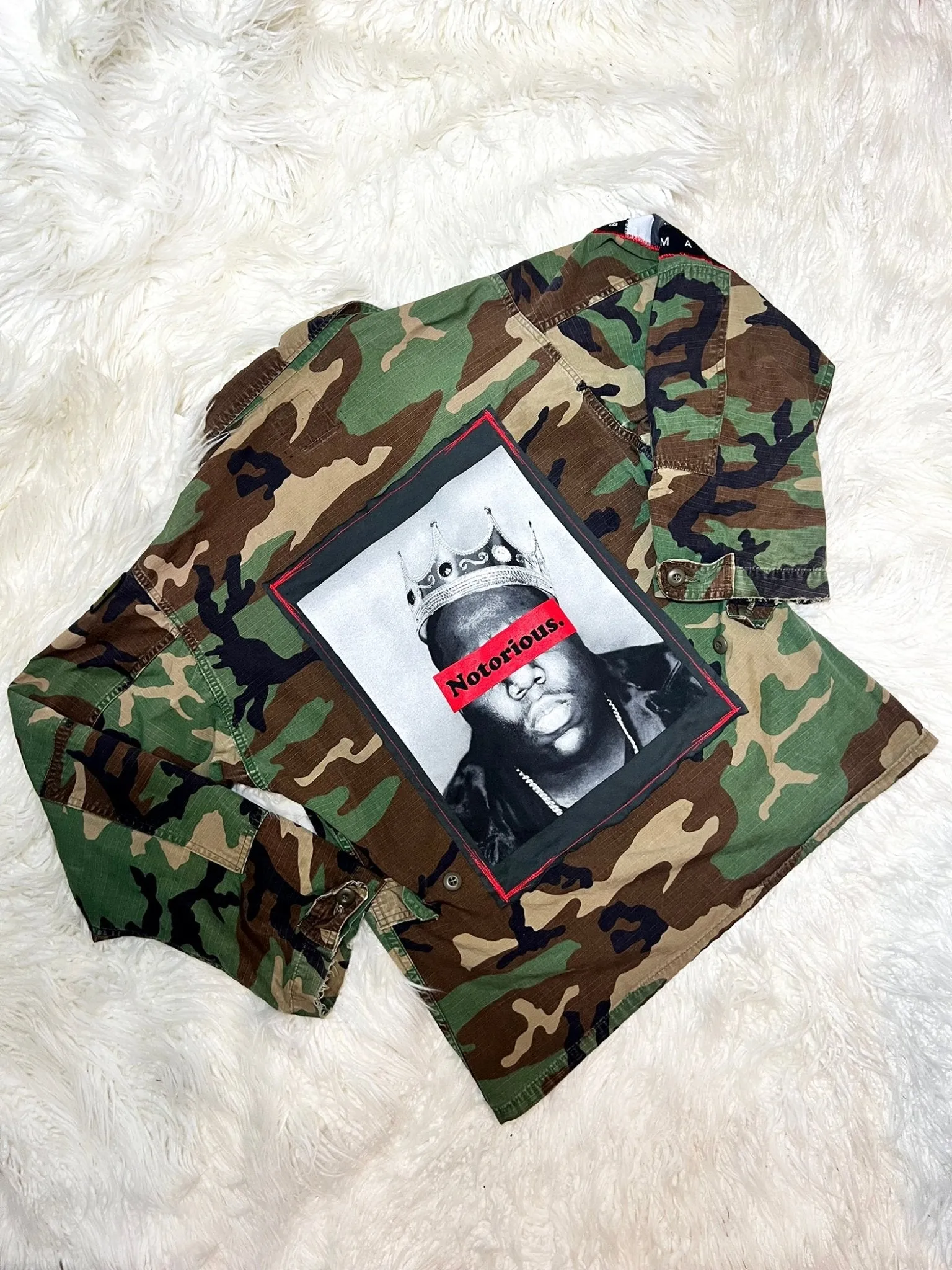 Notorious Patchwork Camo Jacket