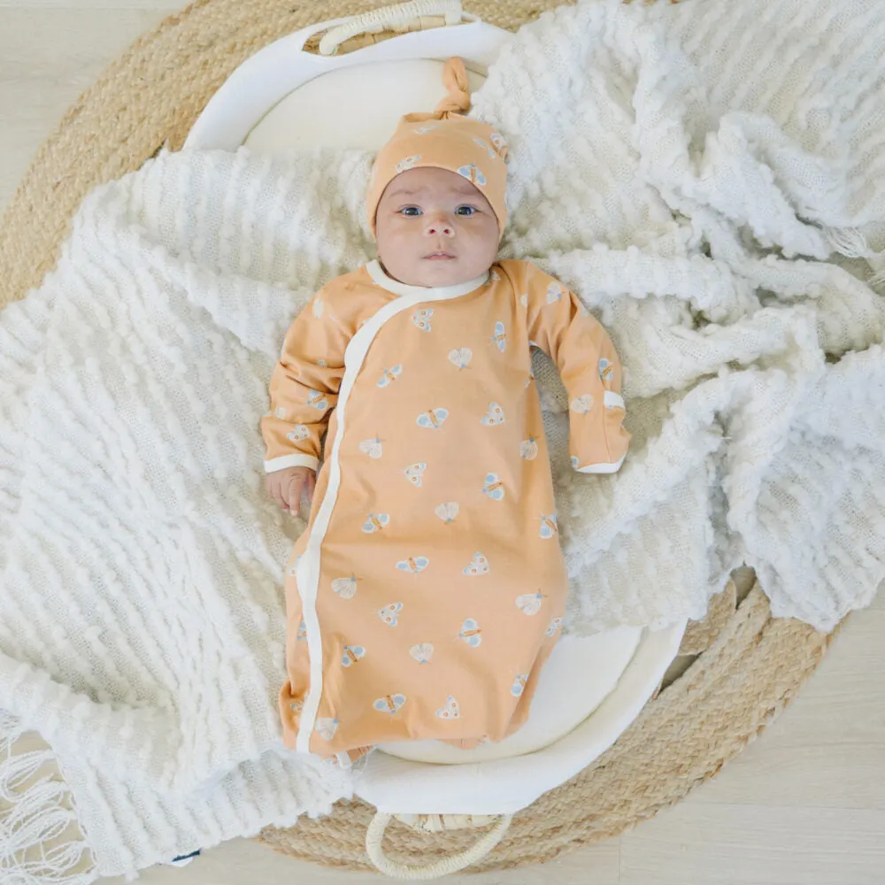 Organic Cotton Gown - Magical Moth