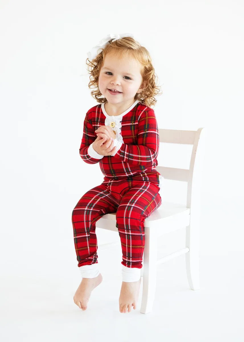 Pageant Queen Pajamas - Red Plaid - Final Sale
