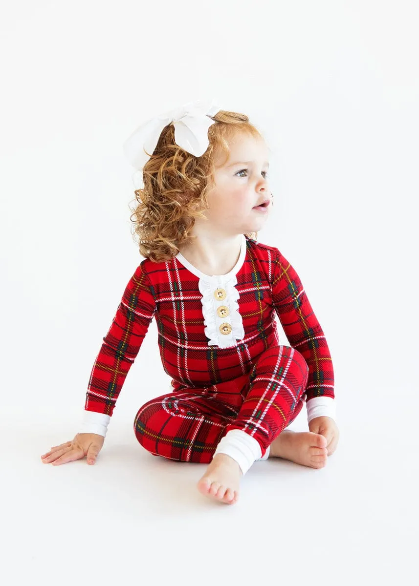 Pageant Queen Pajamas - Red Plaid - Final Sale