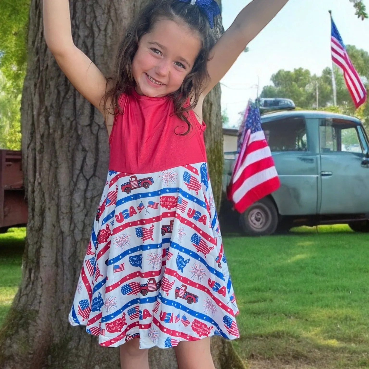 Patriotic USA Dress (2T-4T)