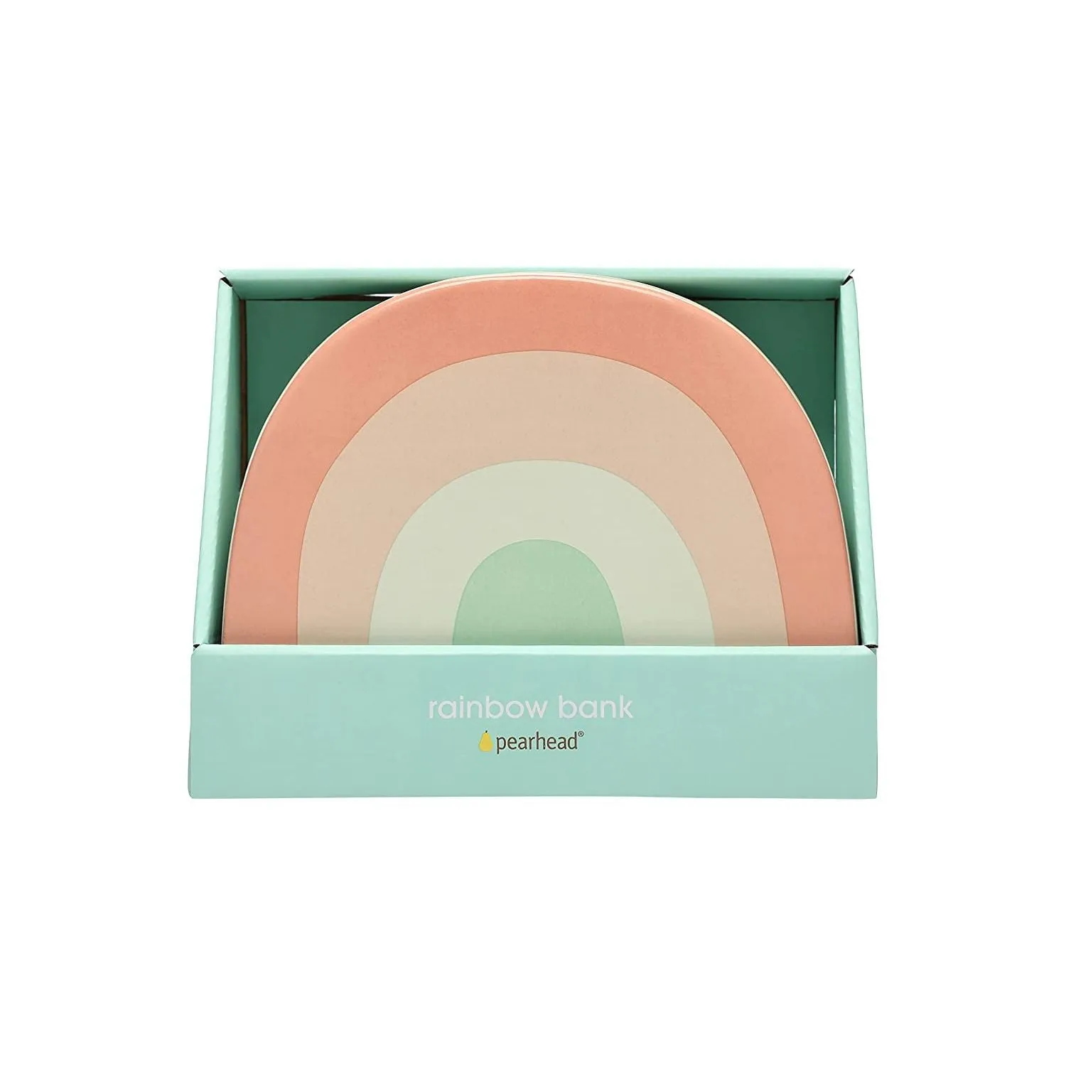 Pearhead Ceramic Rainbow Bank