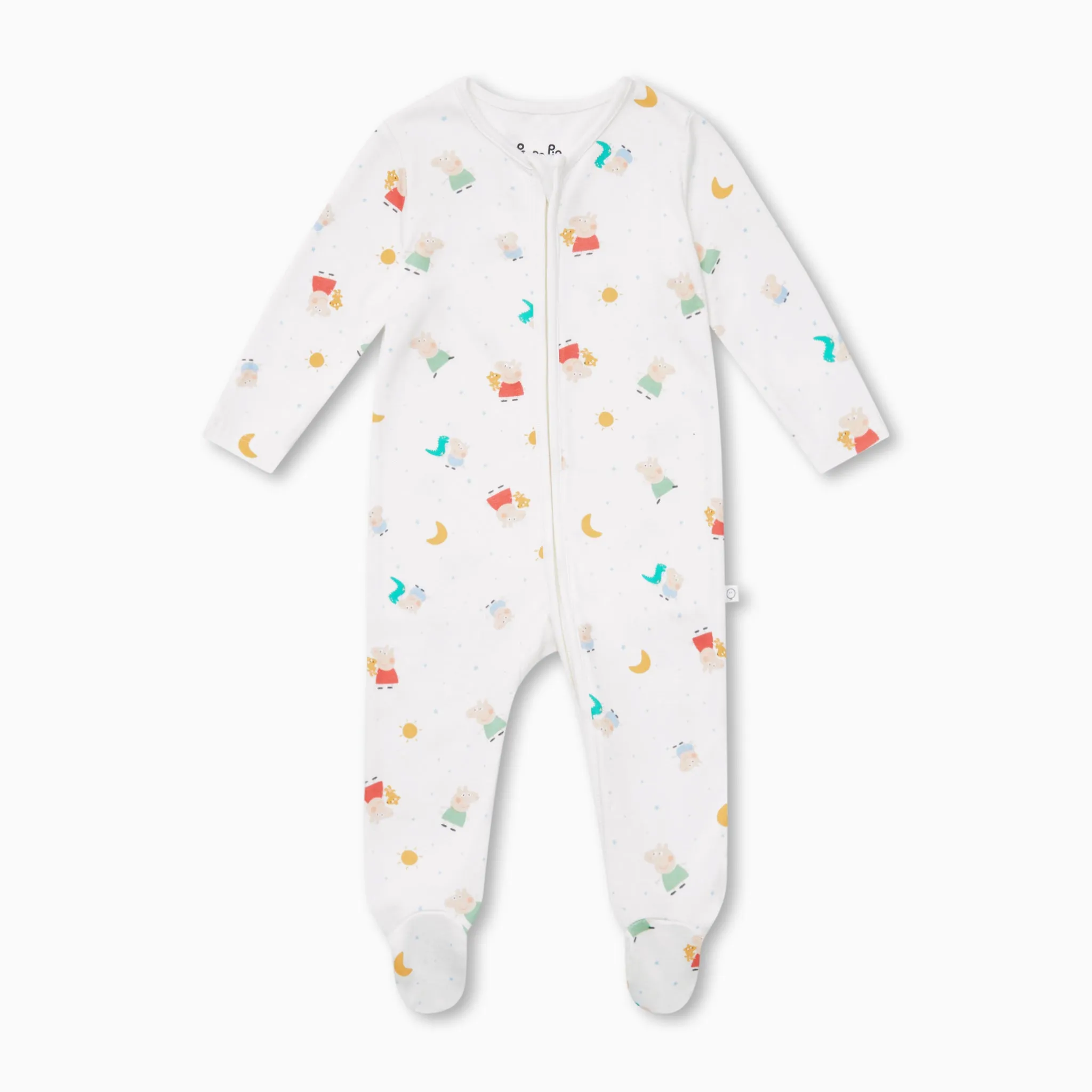 Peppa Pig Clever Zip Baby Pajamas