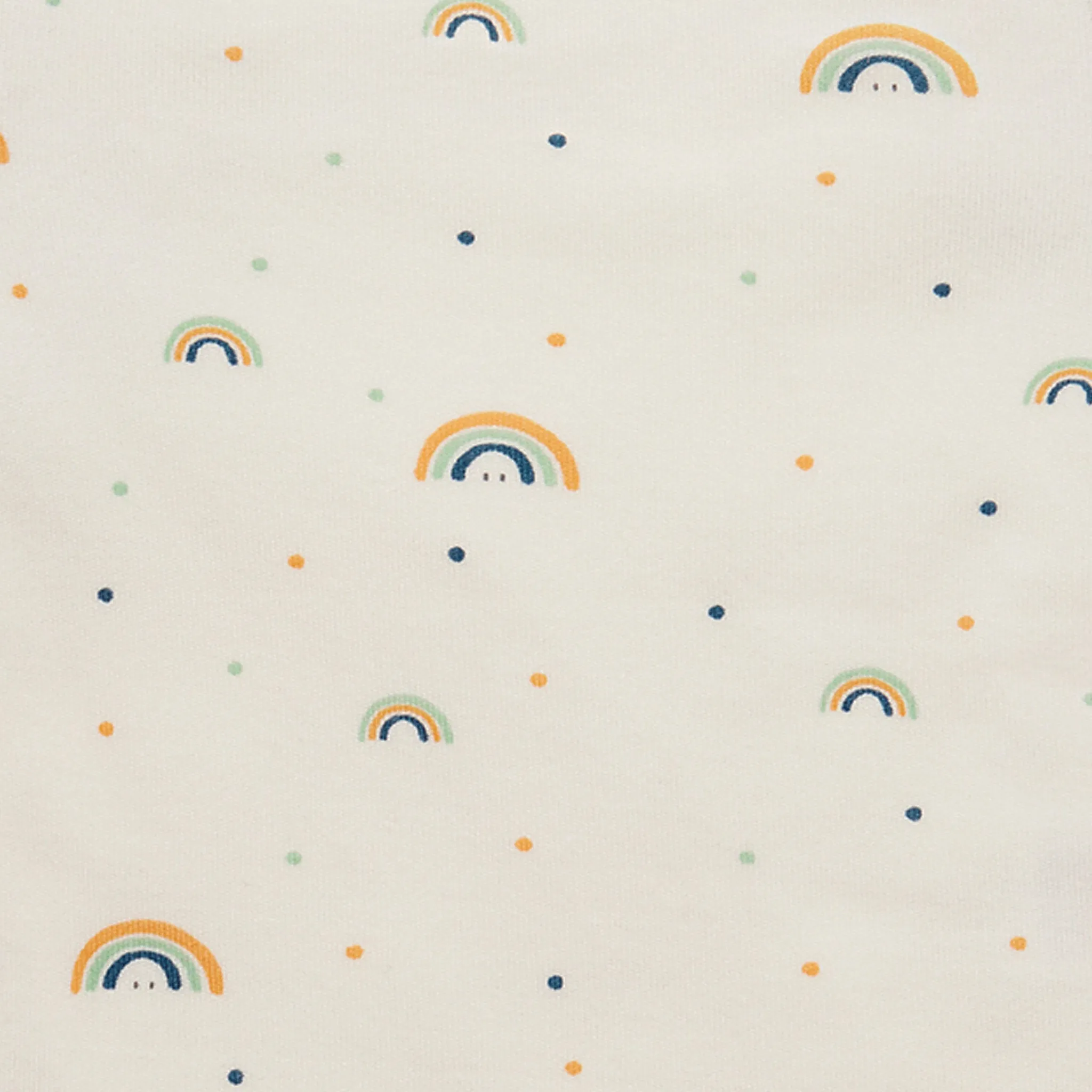 Rainbow Zip-Up Baby Pajamas 4 Pack