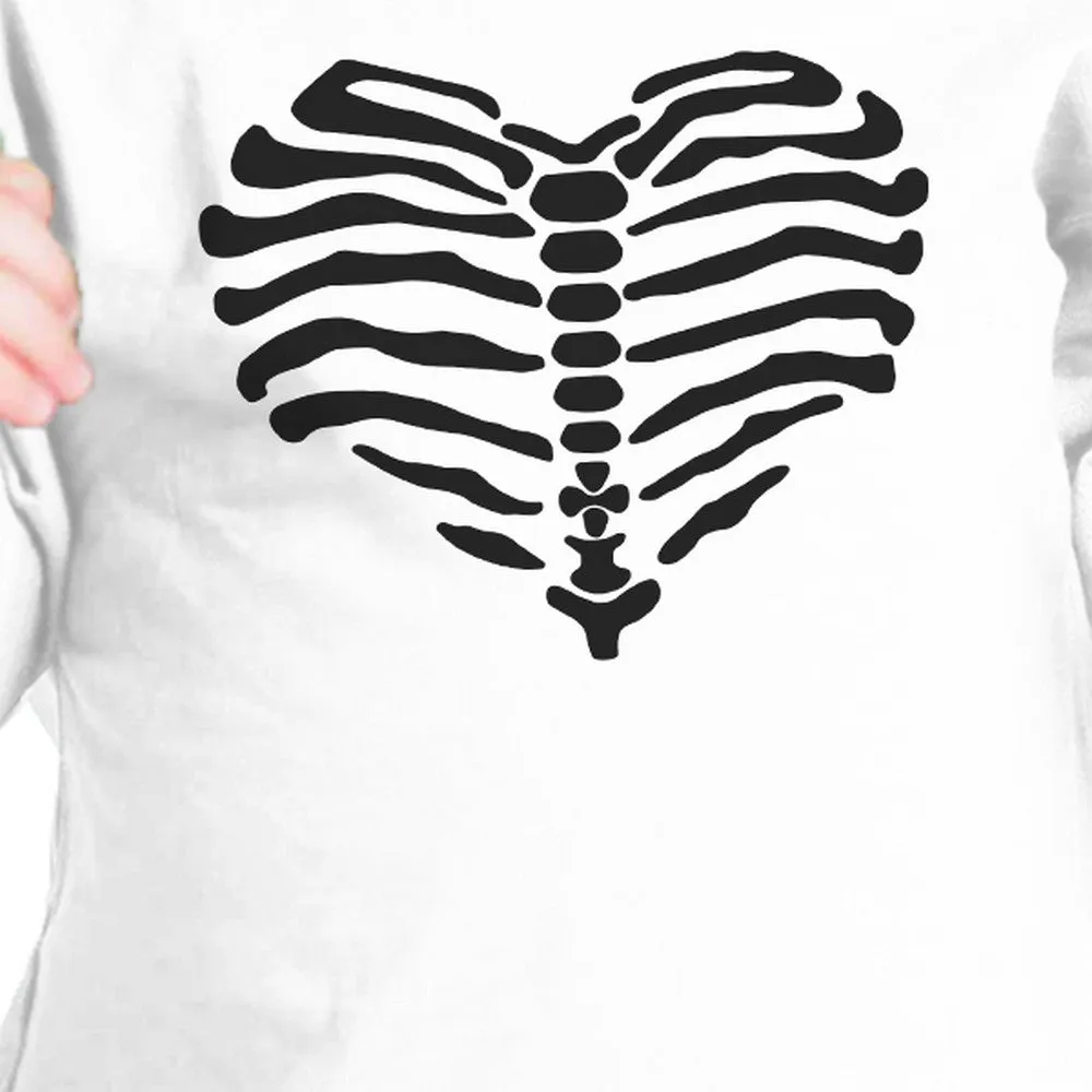 Skeleton Heart Baby White Shirt