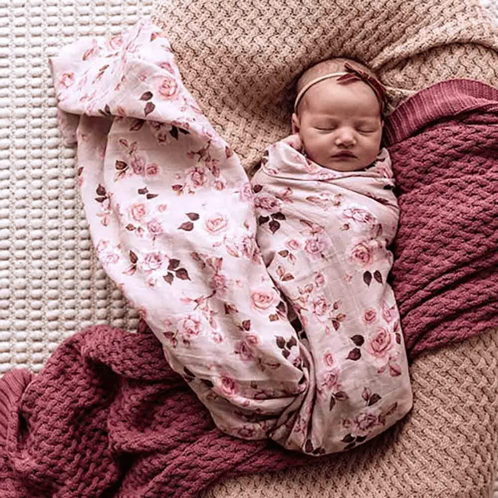 Snuggle Hunny Blossom Organic Muslin Wrap