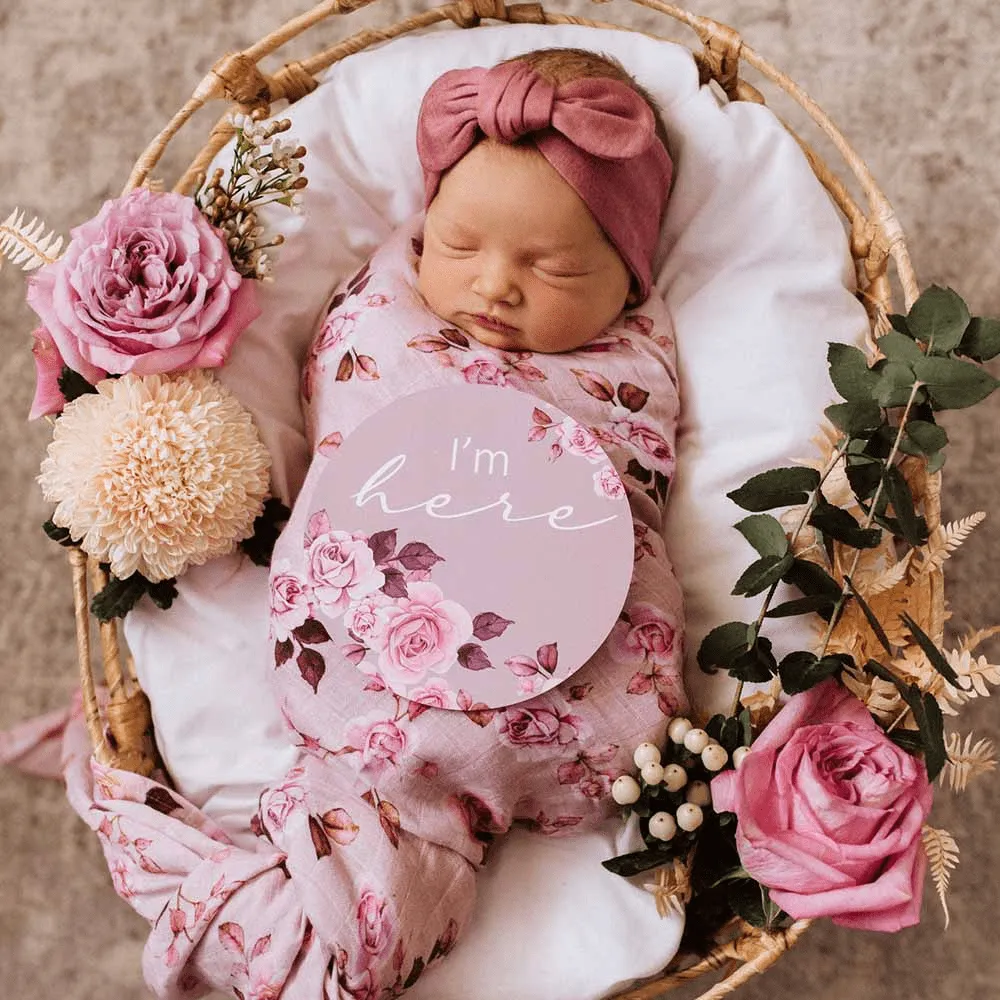 Snuggle Hunny Blossom Organic Muslin Wrap