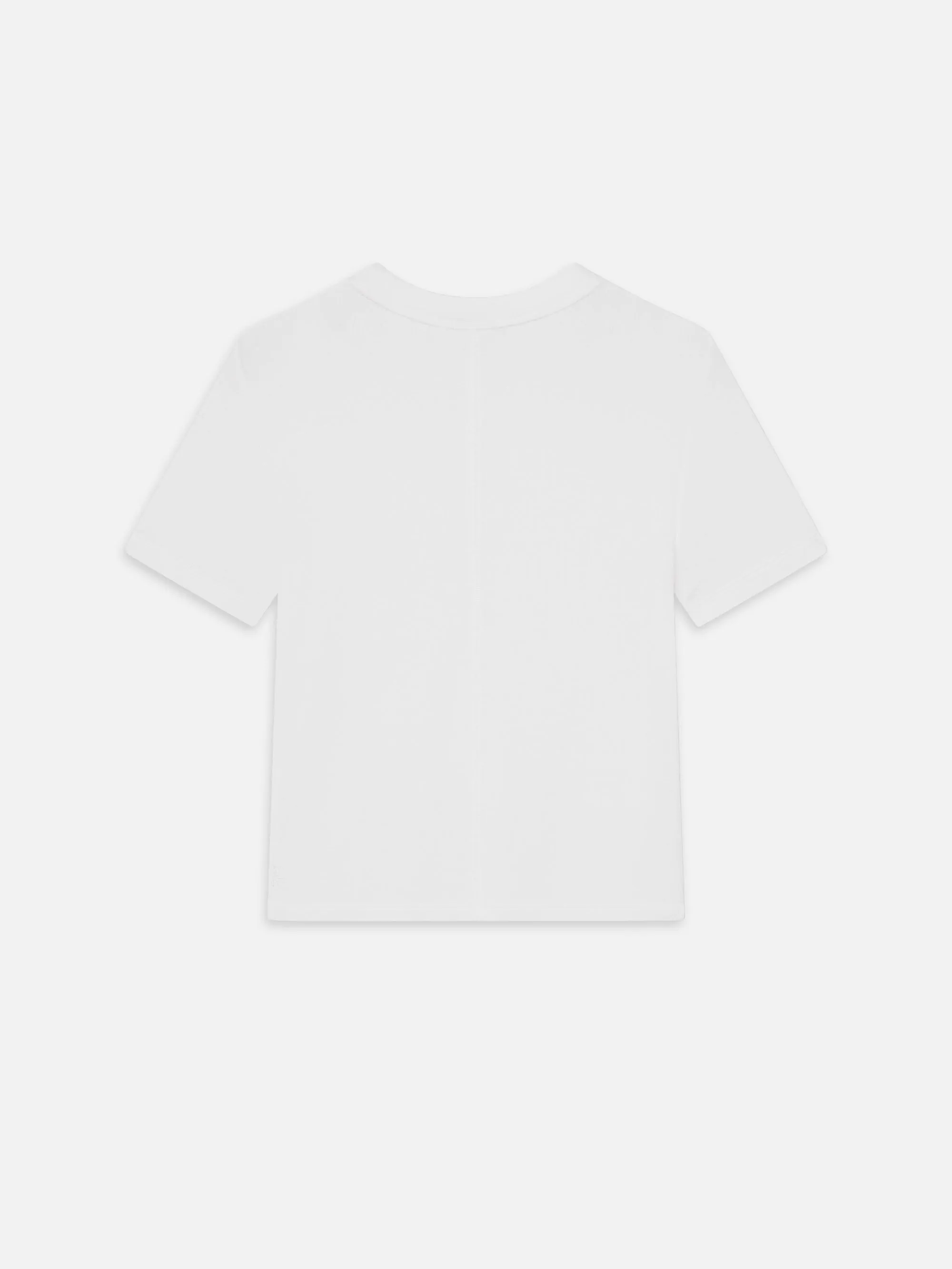 The Rib Baby Tee -- White