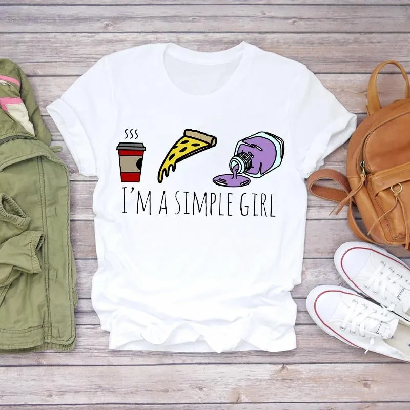 Women 90s Stylish Fingernail Nail Art Make Up Design T-Shirts
