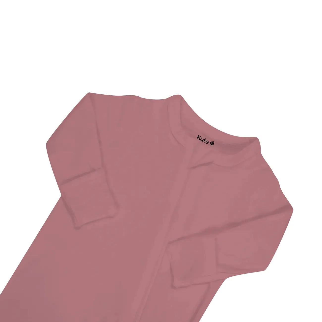 Zippered Footie- Dusty Rose